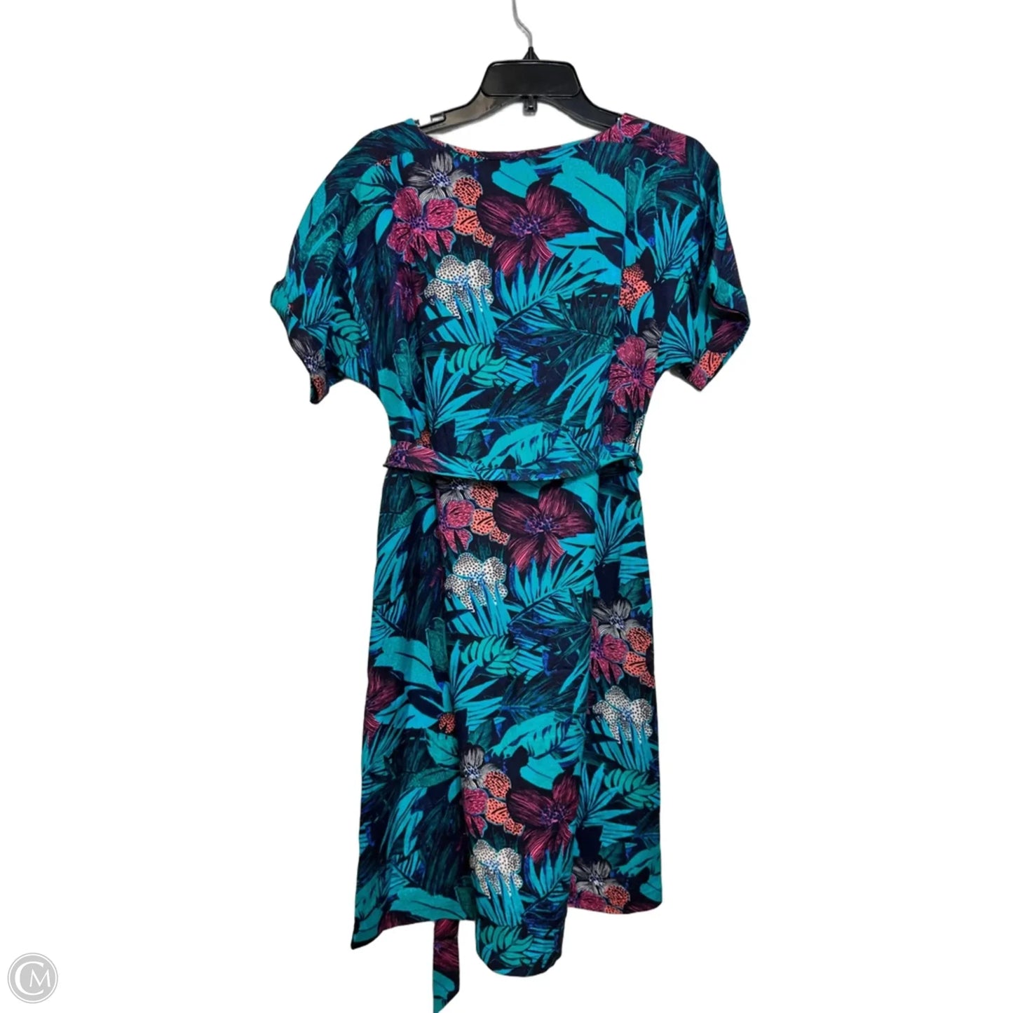 Dress Casual Midi By Loft In Floral Print, Size: Xsp