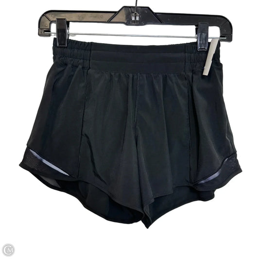 Athletic Shorts By Lululemon In Black, Size: 6