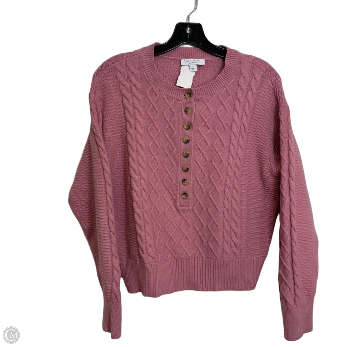 Sweater By Ann Taylor In Pink, Size: S