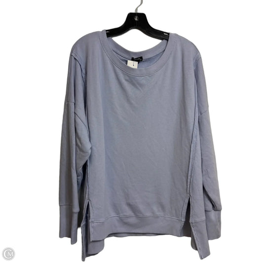 Top Long Sleeve By Originality In Blue, Size: Xl