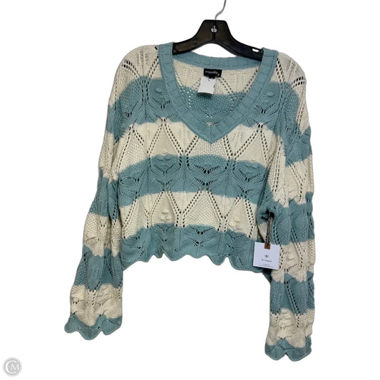 Sweater By Originality In Blue, Size: M