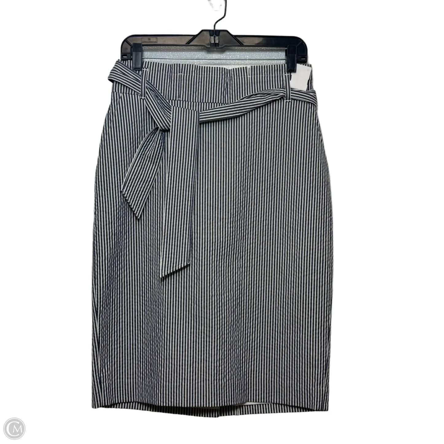 Skirt Midi By Ann Taylor In Striped Pattern, Size: 4