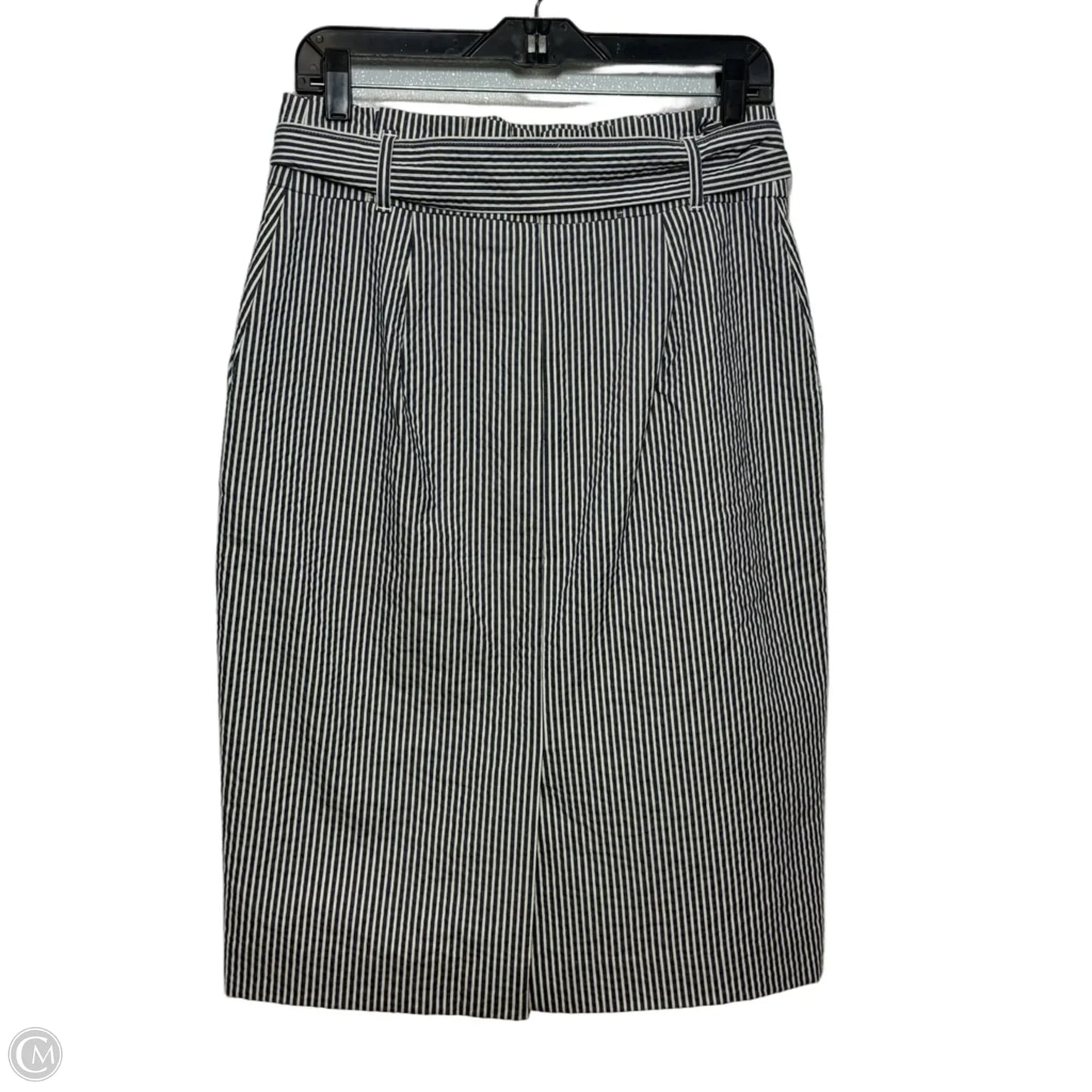 Skirt Midi By Ann Taylor In Striped Pattern, Size: 4