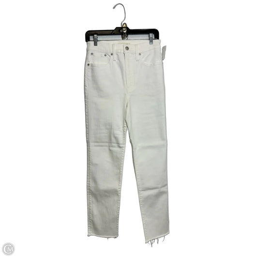 Jeans Straight By Madewell In White Denim, Size: 2