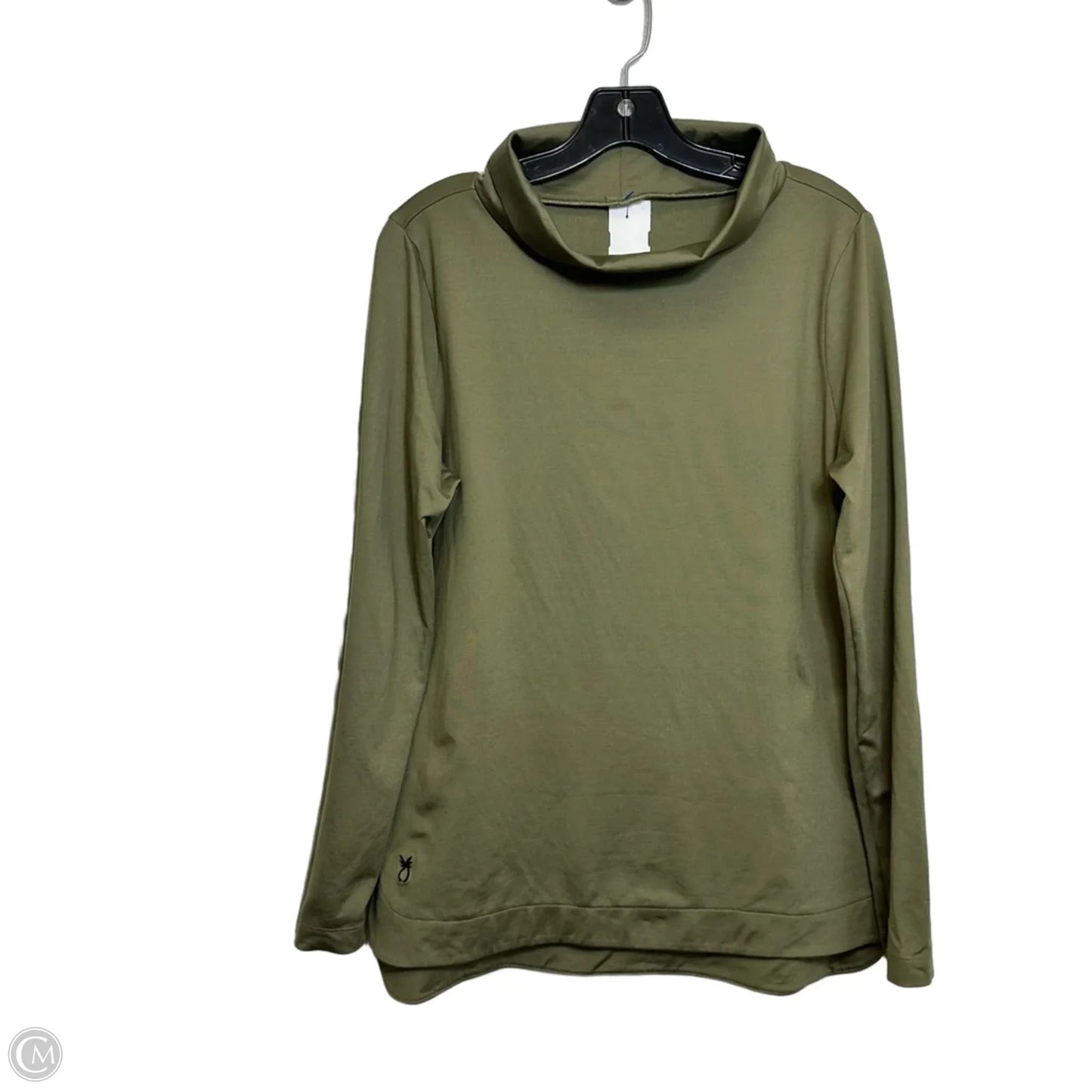 Top Long Sleeve By DUDLEY STEPHENS In Green, Size: M