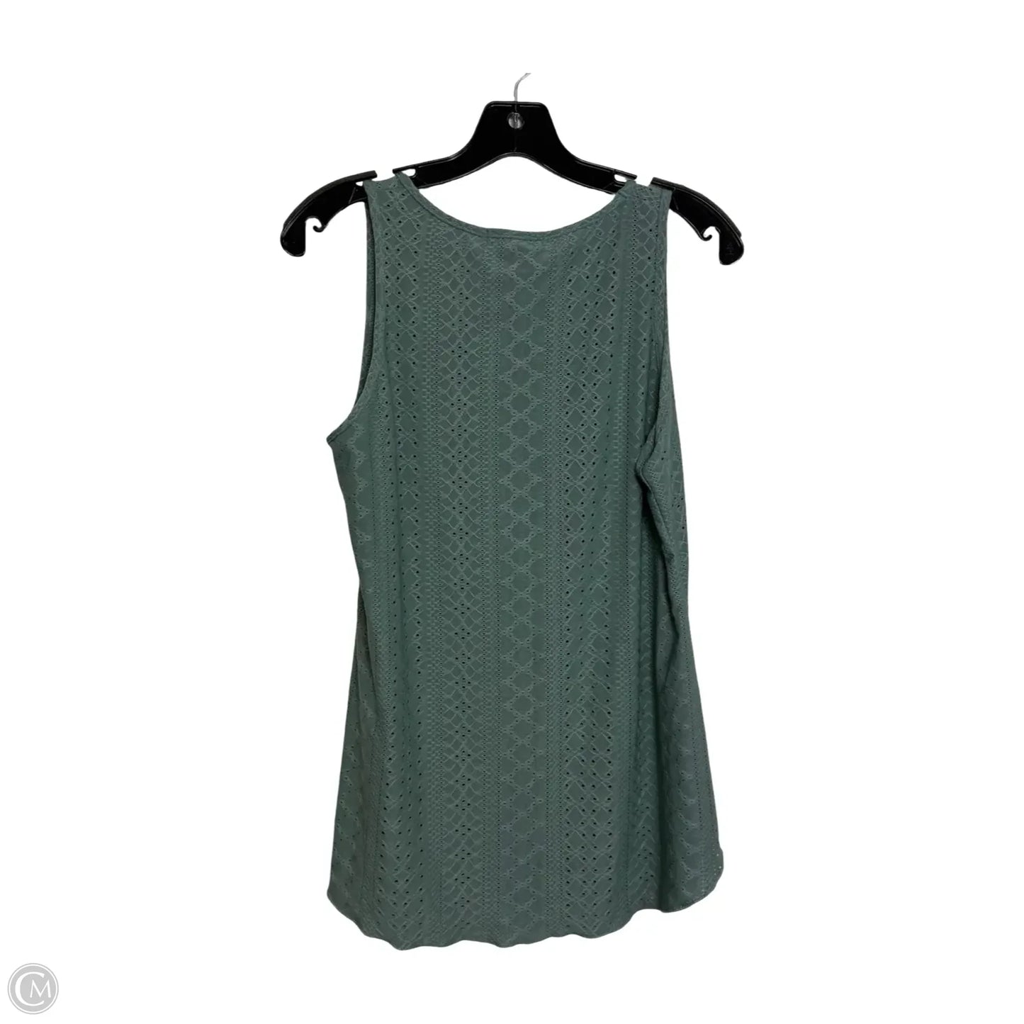 Top Sleeveless By Cmf In Green, Size: S