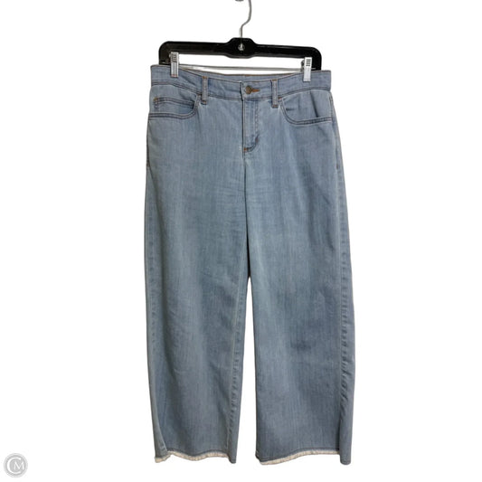 Jeans Cropped By Eileen Fisher In Blue Denim, Size: 4