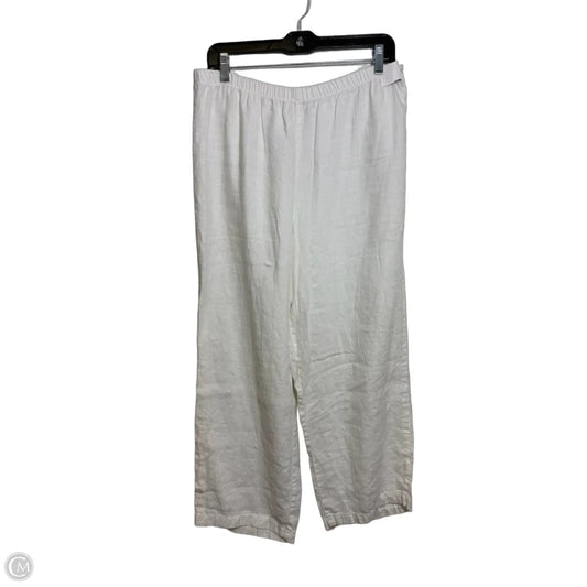 Pants Linen By Hot Cotton In White, Size: M