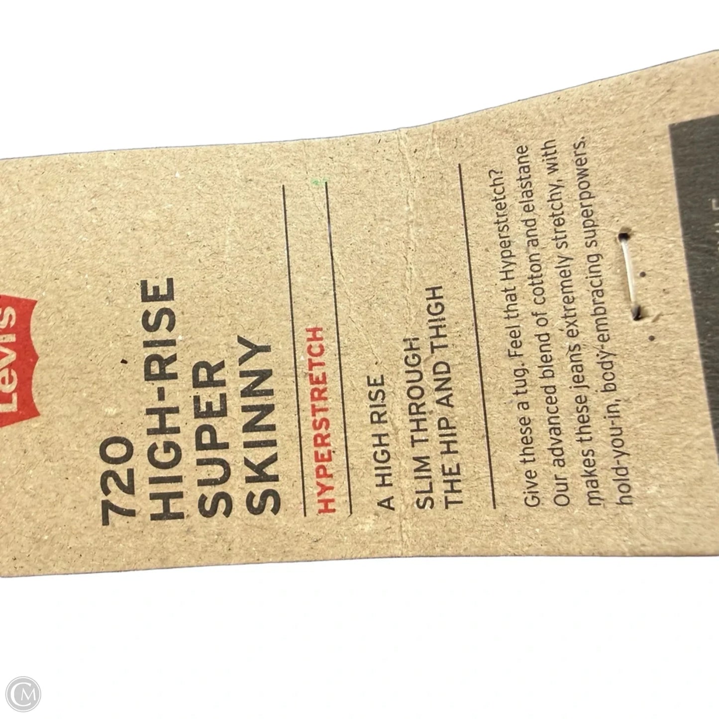 Jeans Skinny By Levis In Blue Denim, Size: 10