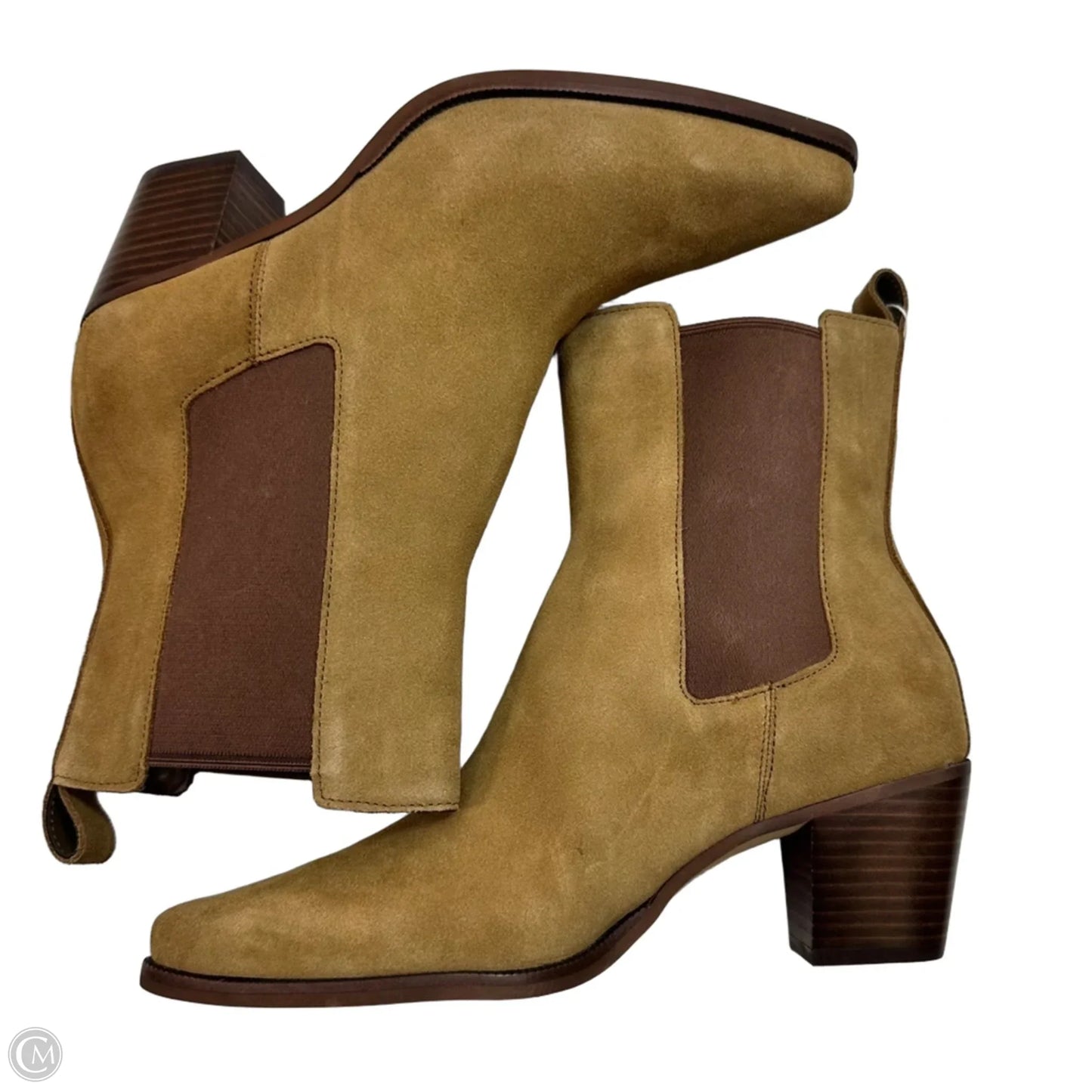 Boots Ankle Heels By Dolce Vita In Tan, Size: 8