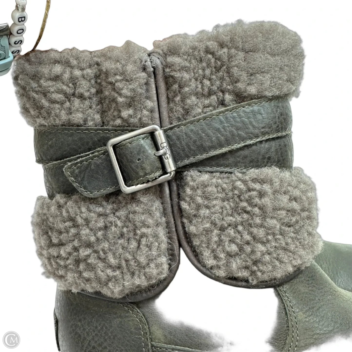 Boots Designer By Ugg In Brown, Size: 9.5