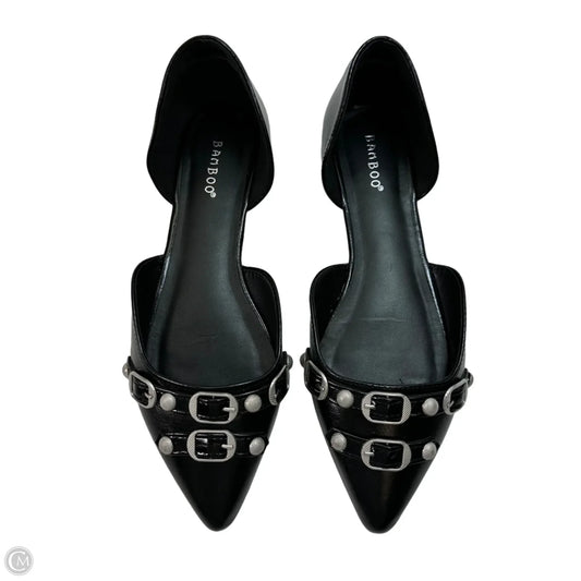 Shoes Flats By Bamboo In Black, Size: 10