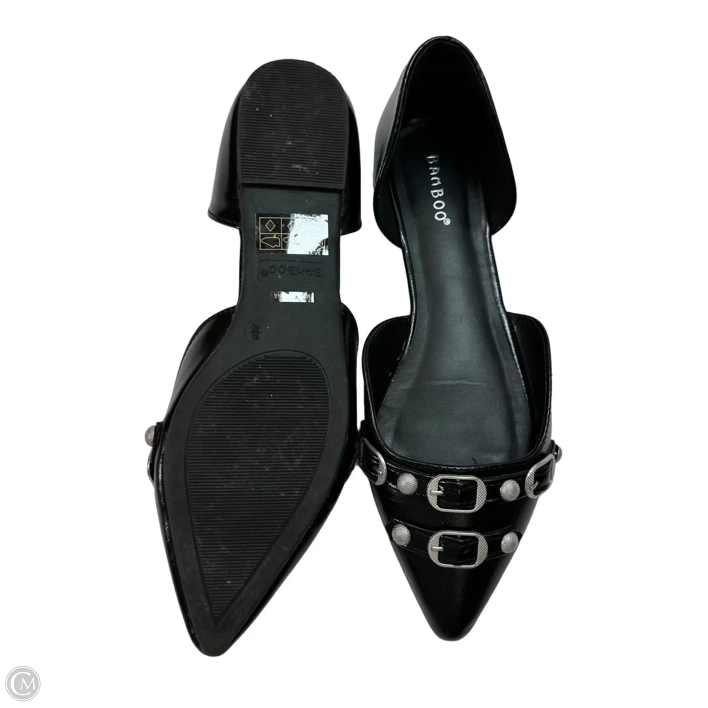 Shoes Flats By Bamboo In Black, Size: 10