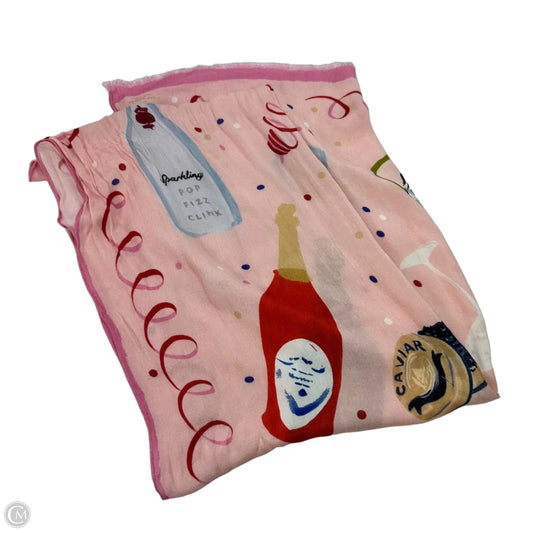 Champagne oblong Scarf Designer By Kate Spade