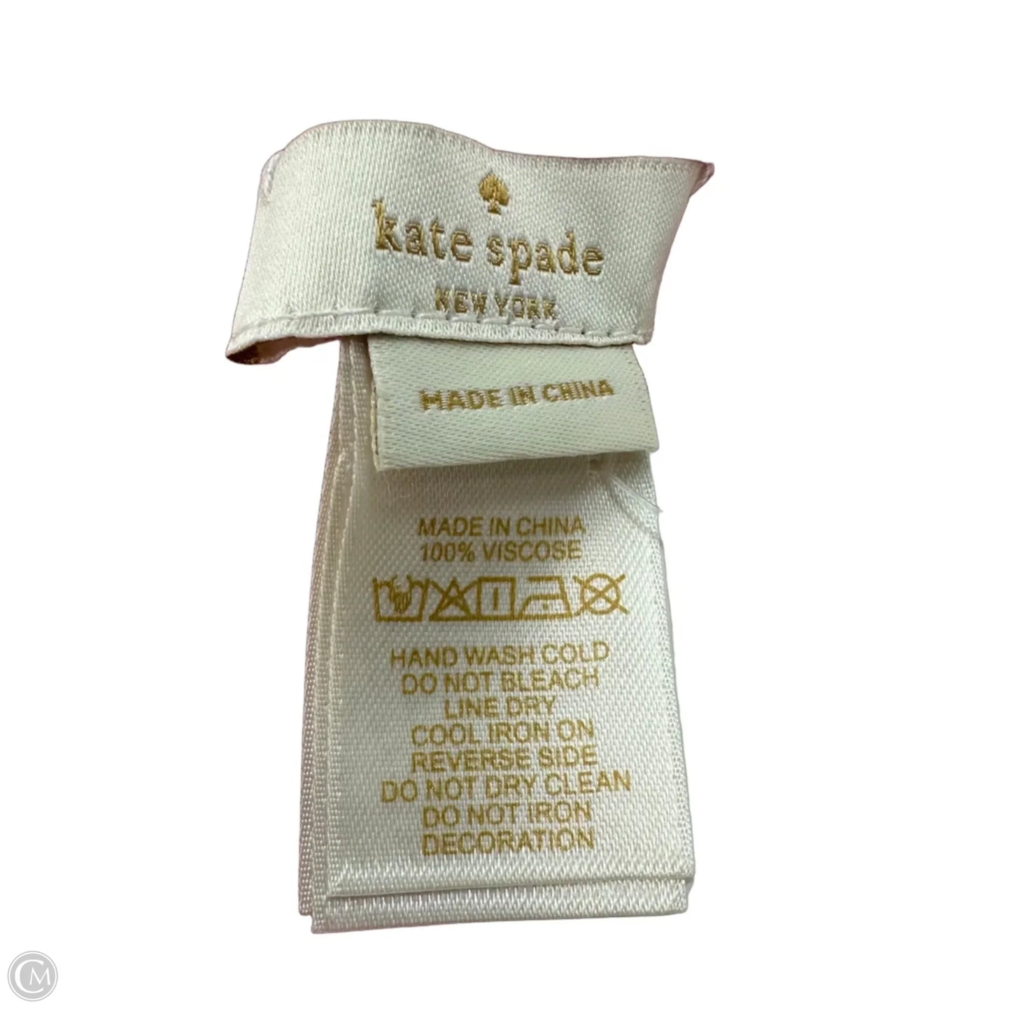 Champagne oblong Scarf Designer By Kate Spade
