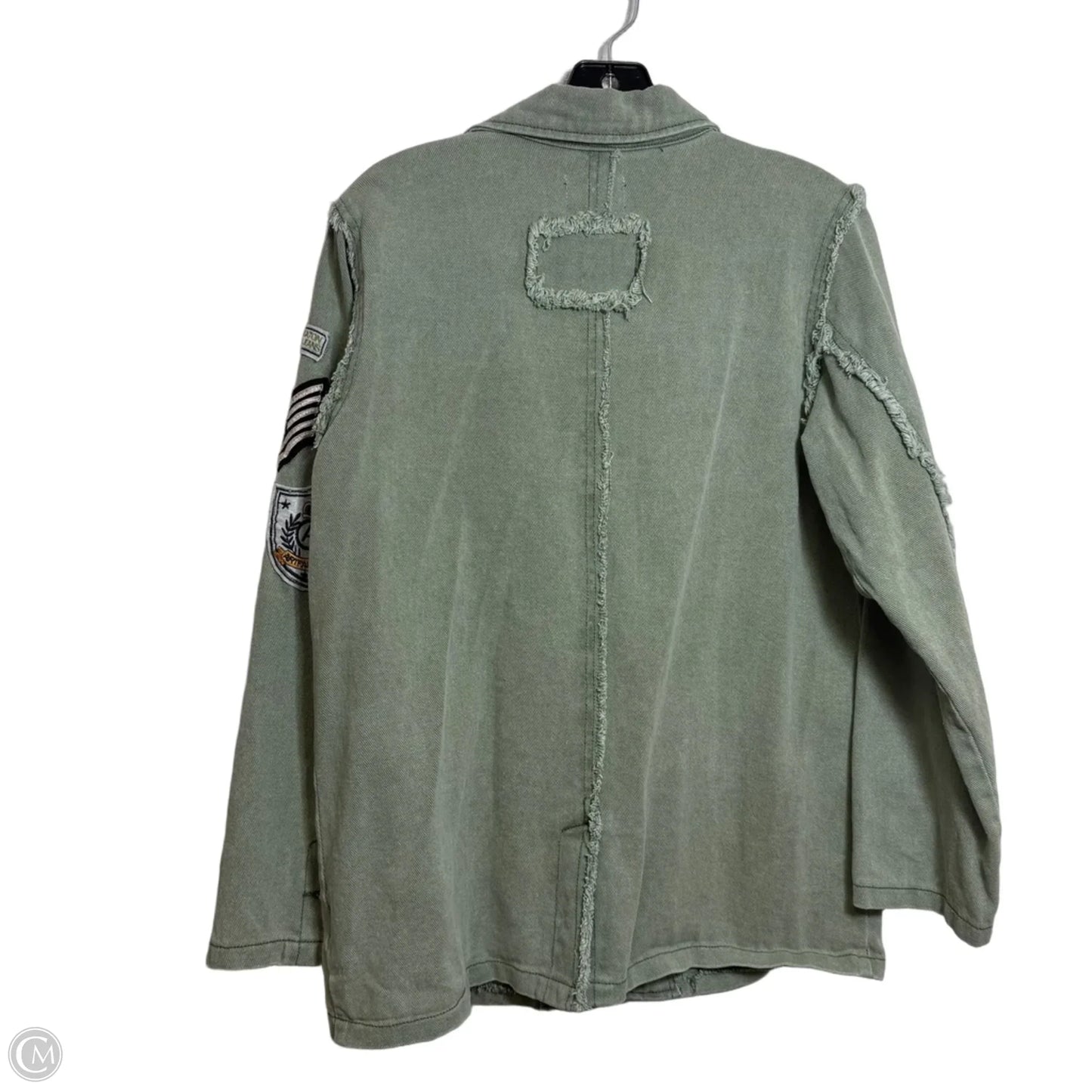 Jacket Denim By Vici In Green, Size: Xs
