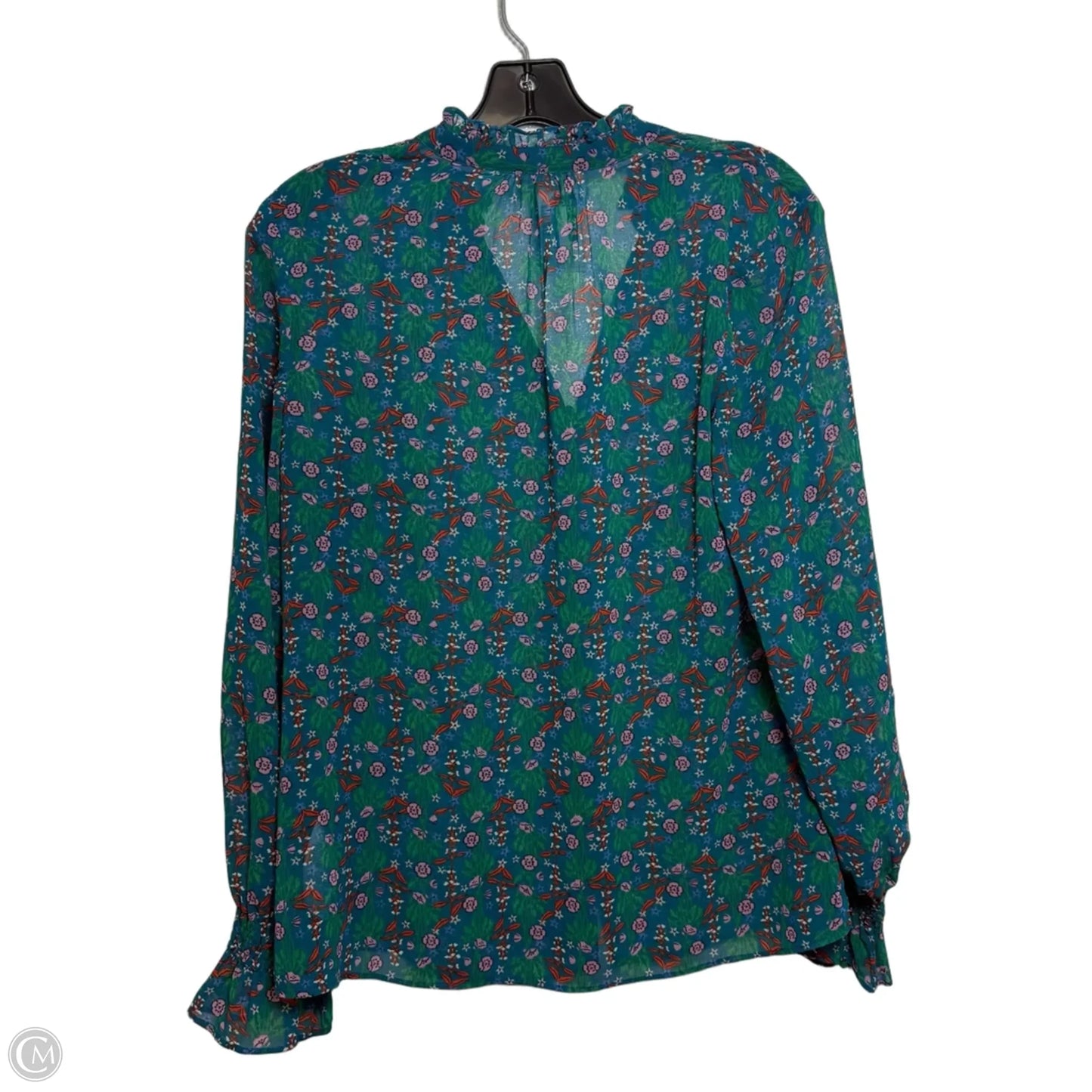 Top Long Sleeve By Boden In Green, Size: M