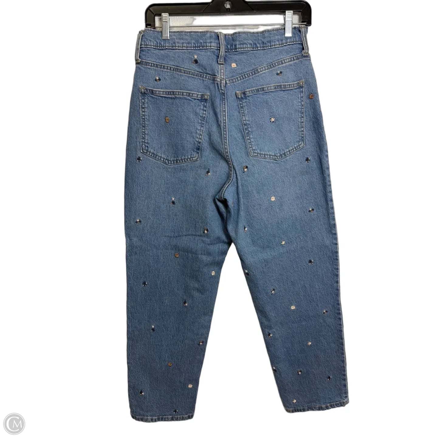 Jeans Cropped By Universal Thread In Blue Denim, Size: 8