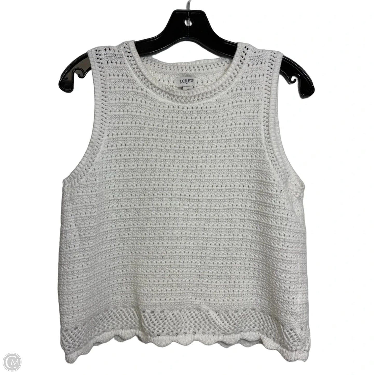 Top Sleeveless By J. Crew In White, Size: S