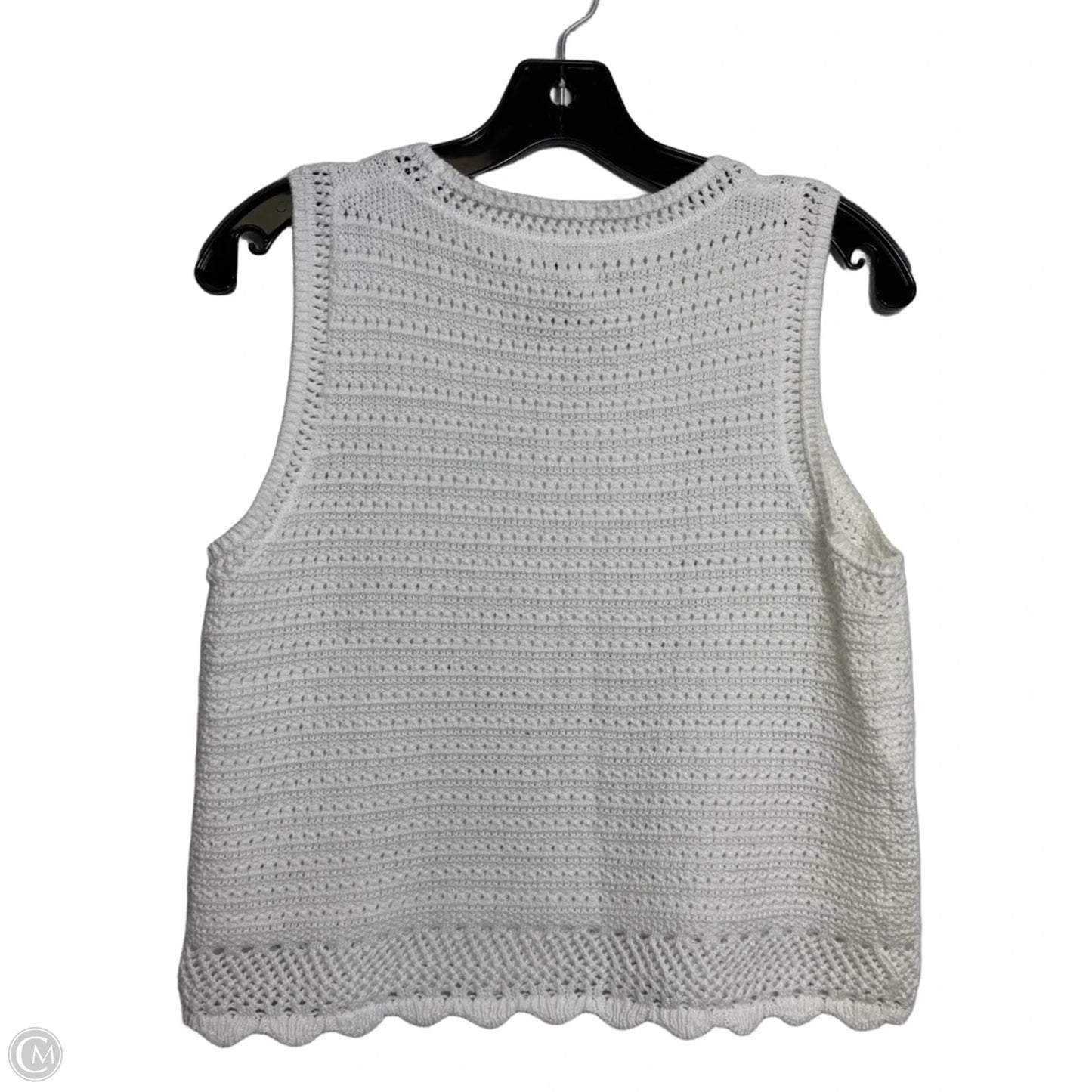 Top Sleeveless By J. Crew In White, Size: S