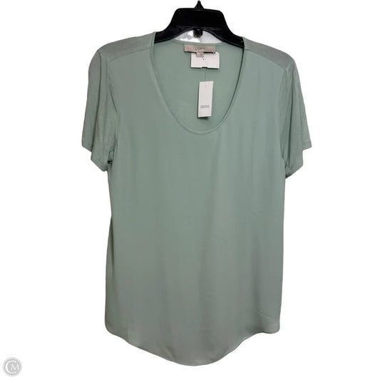 Top Short Sleeve By Loft In Green, Size: S