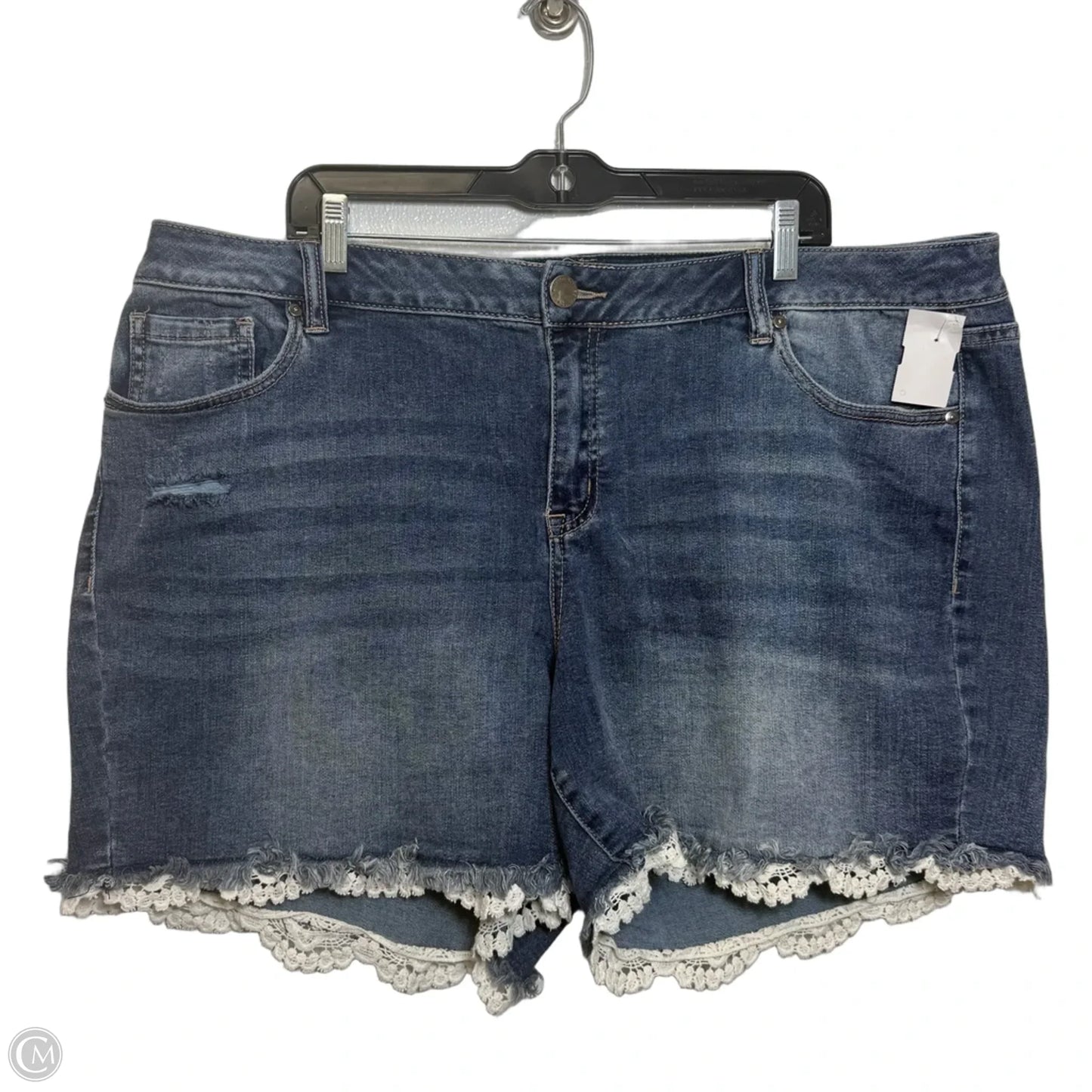 Shorts By Lane Bryant In Blue Denim, Size: 20