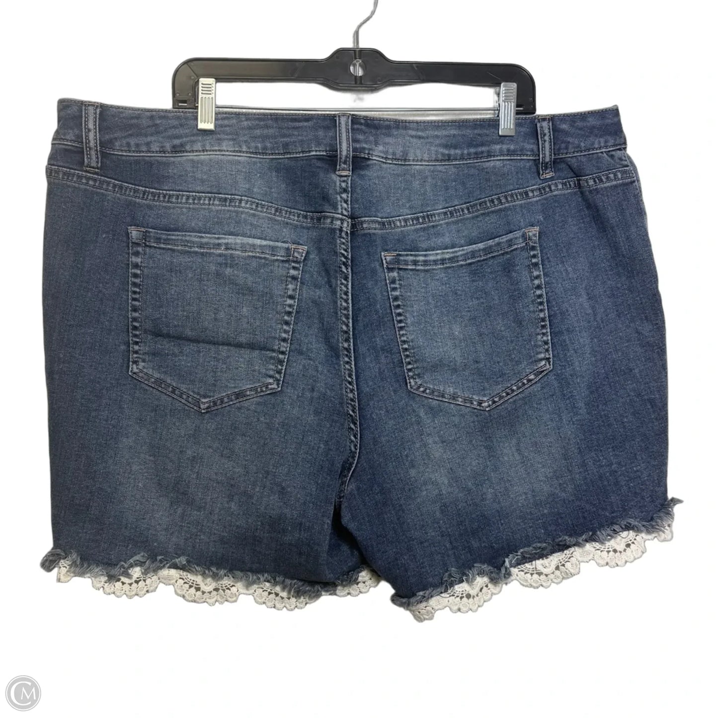 Shorts By Lane Bryant In Blue Denim, Size: 20
