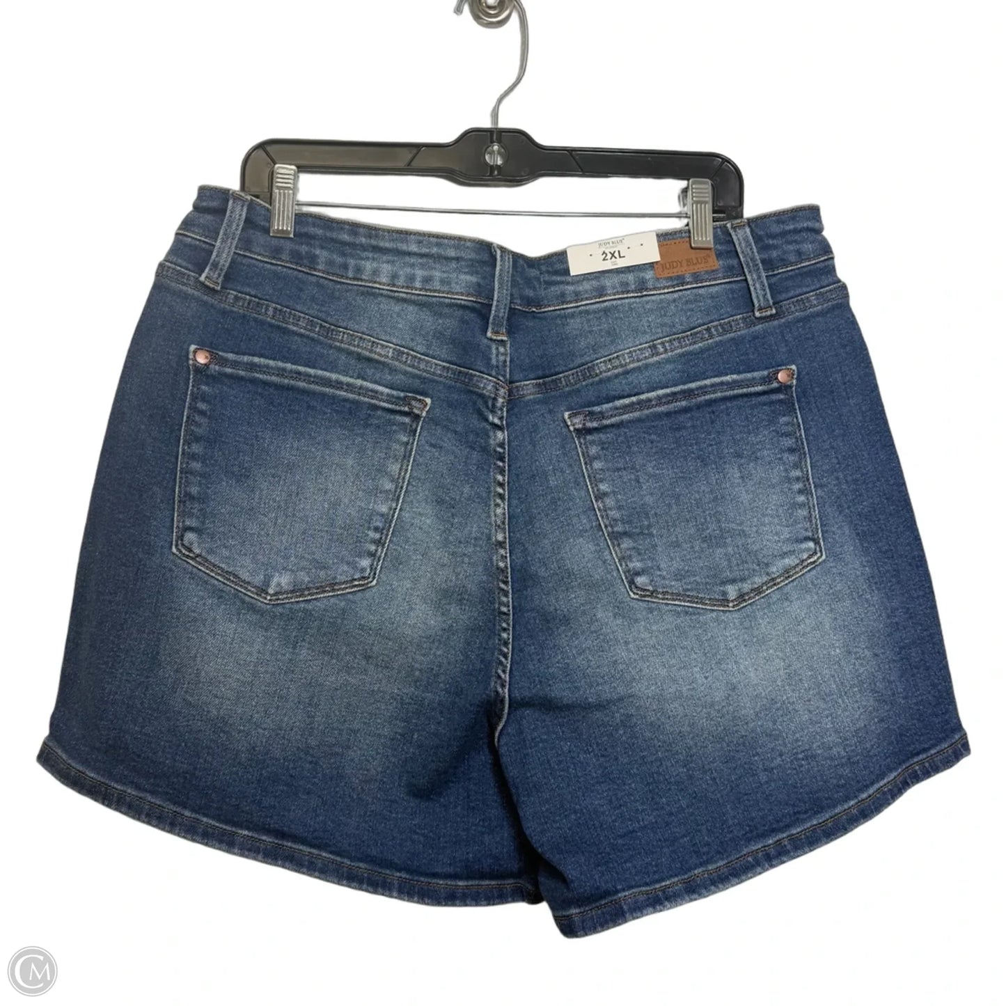 Shorts By Judy Blue In Blue Denim, Size: 2x