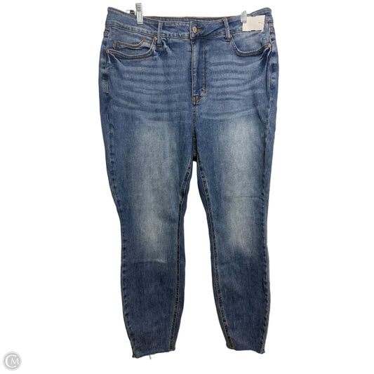 Jeans Skinny By Judy Blue In Blue Denim, Size: 18