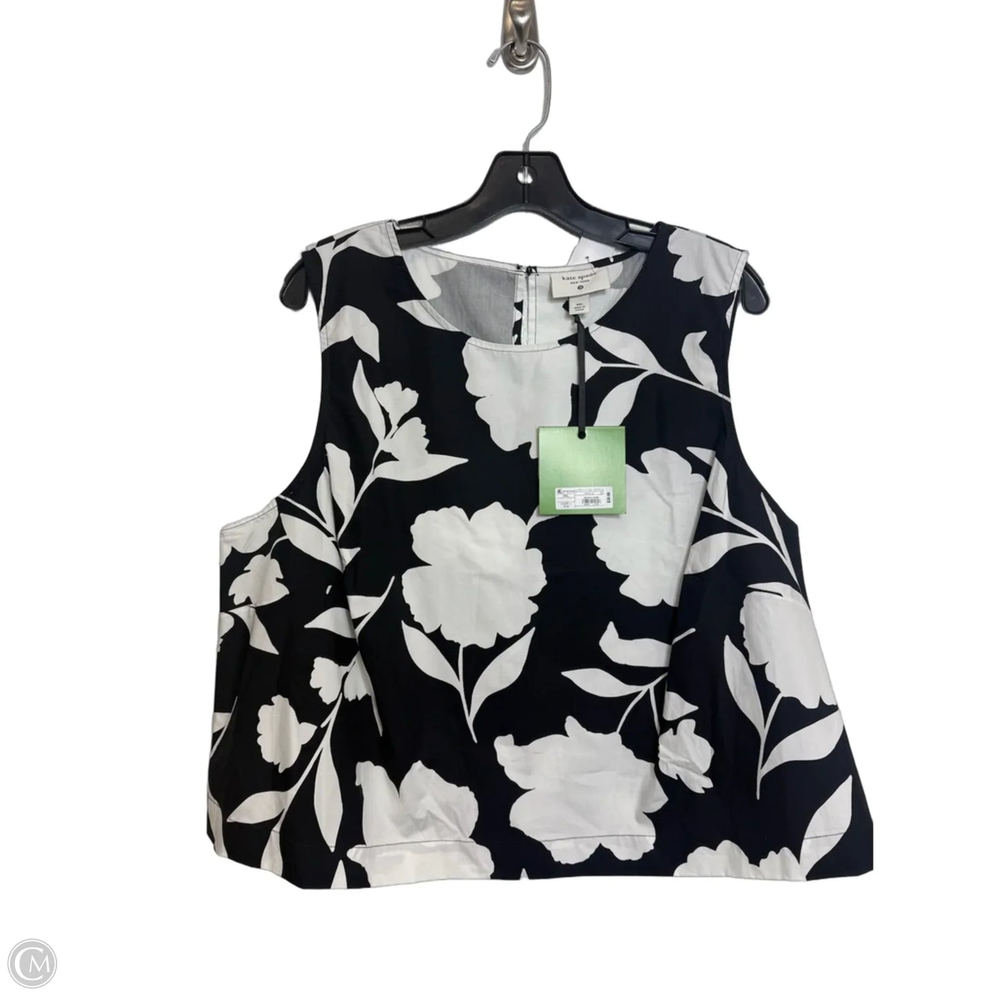 Top Sleeveless By Target-designer In Black & White, Size: Xxl