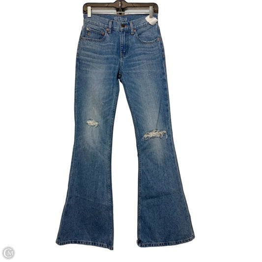 Jeans Flared By Etica In Blue Denim, Size: 0