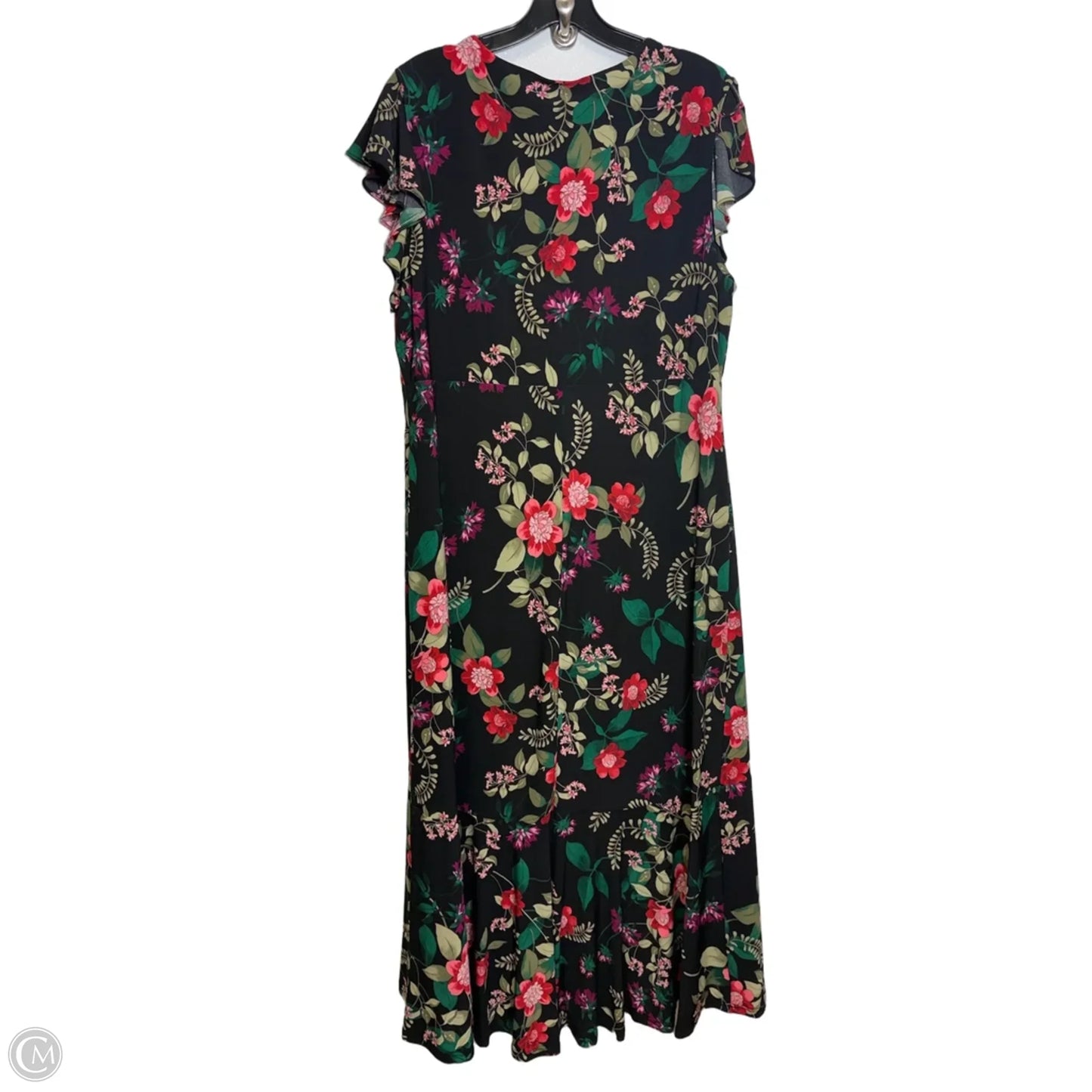 Dress Casual Maxi By Tommy Hilfiger In Floral Print, Size: 16
