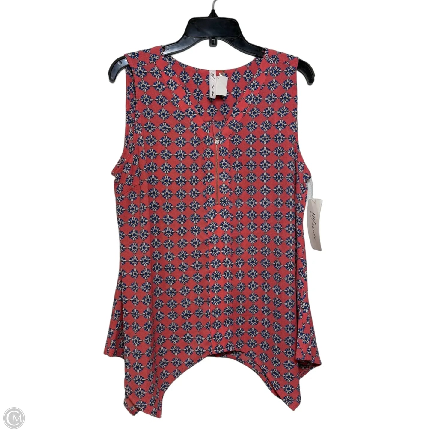 Top Sleeveless By New York And Co In Pink, Size: L