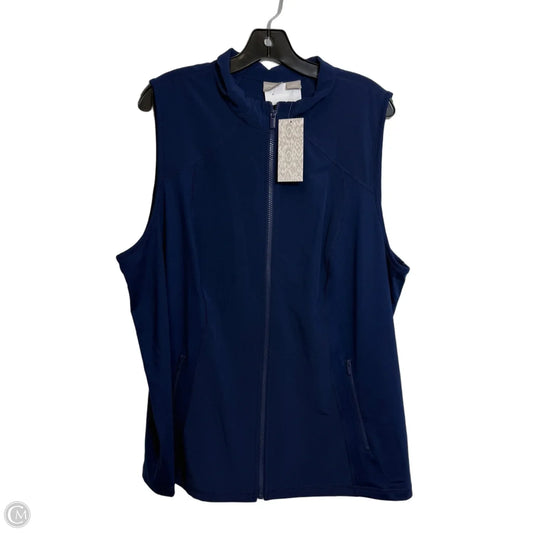 Vest Other By Zenergy By Chicos In Navy, Size: Xxl