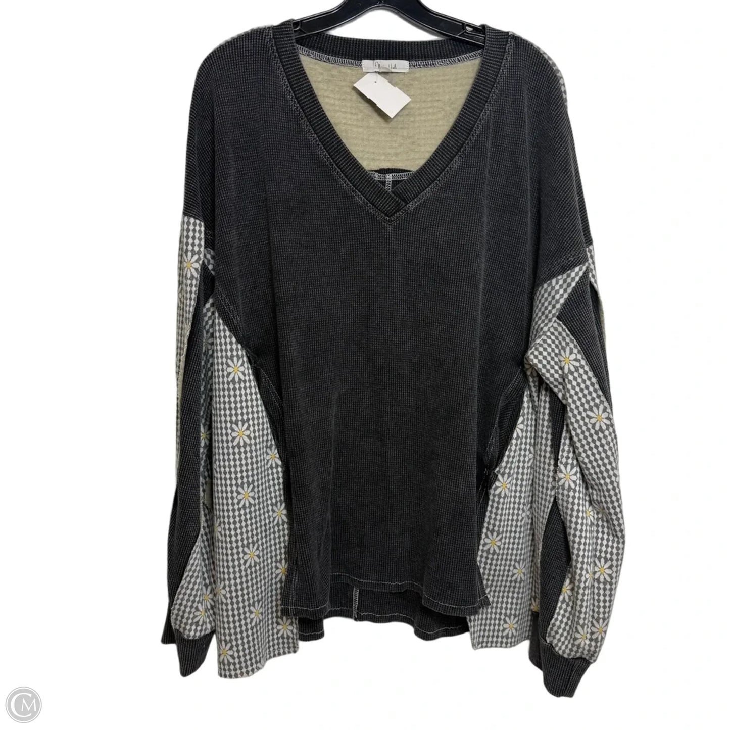 Top Long Sleeve By Oli & Hali In Black, Size: L