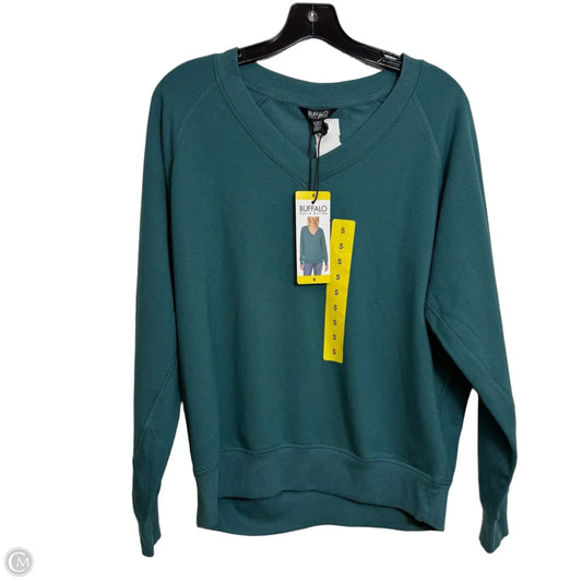 Sweatshirt Crewneck By Buffalo David Bitton In Teal, Size: S