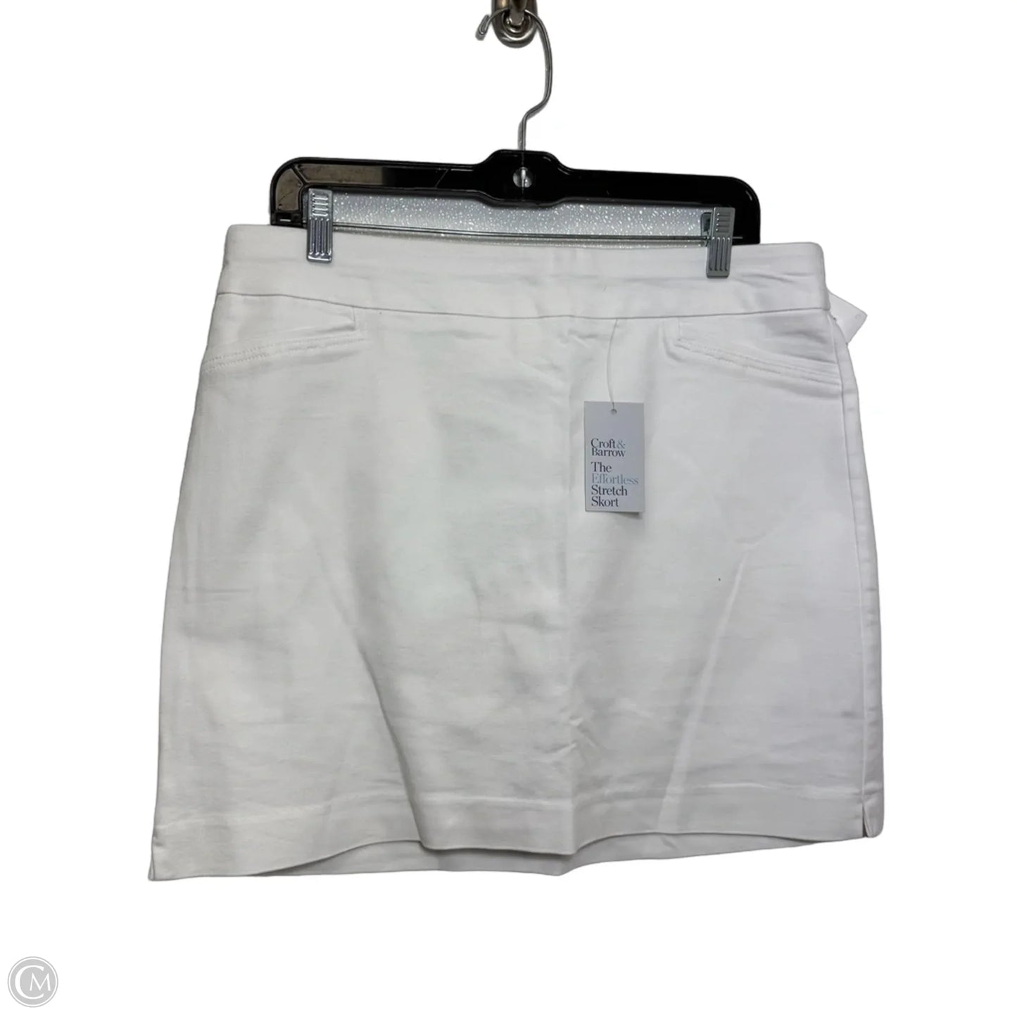 Skort By Croft And Barrow In White, Size: 12