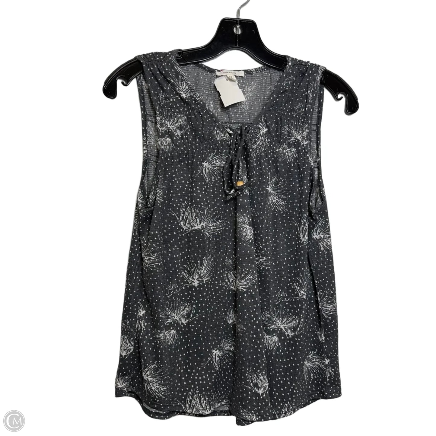 Top Sleeveless By Maurices In Grey, Size: S