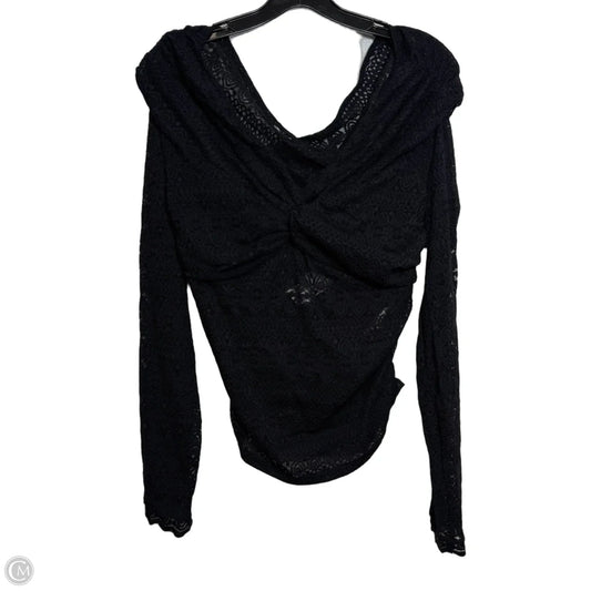 Top Long Sleeve By Free People In Black, Size: L