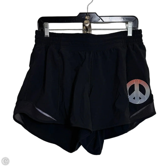 Athletic Shorts By Lululemon In Black, Size: 10