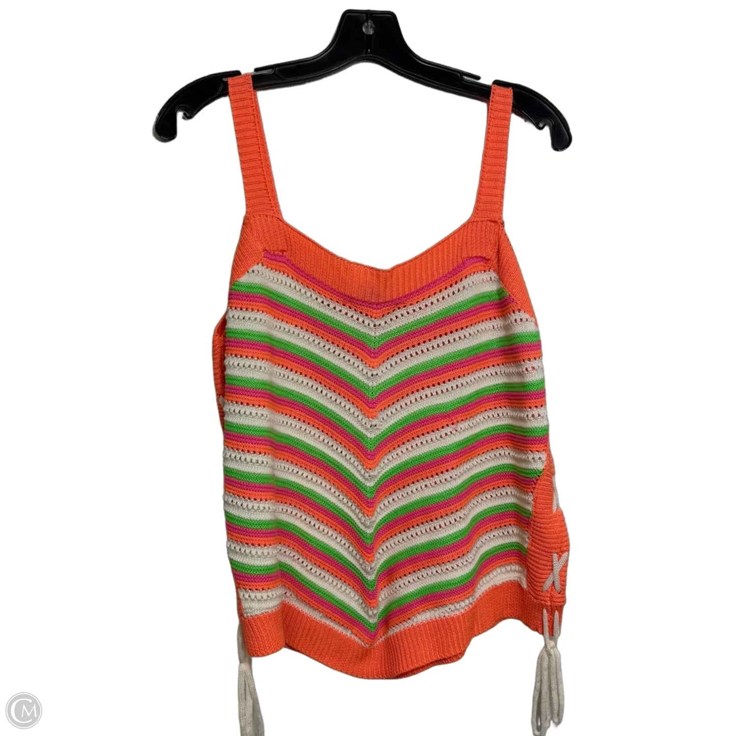 Top Sleeveless By Davi & Dani In Striped Pattern, Size: 1x