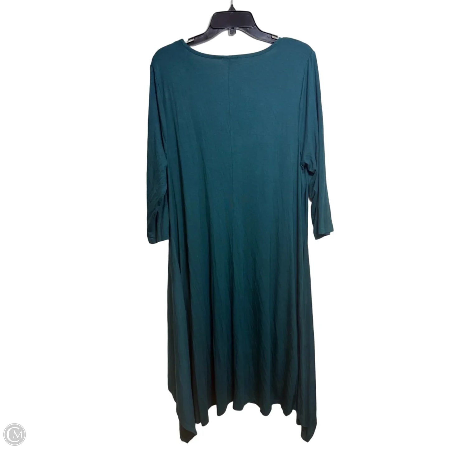 Tunic 3/4 Sleeve By Lane Bryant In Green, Size: 1x Tunic 3/4 Sleeve By Lane Bryant In Green, Size: 1x