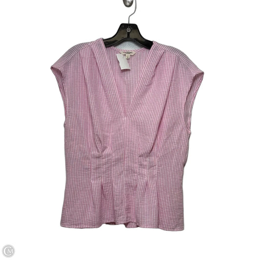 Top Sleeveless By Max Studio In Pink, Size: L