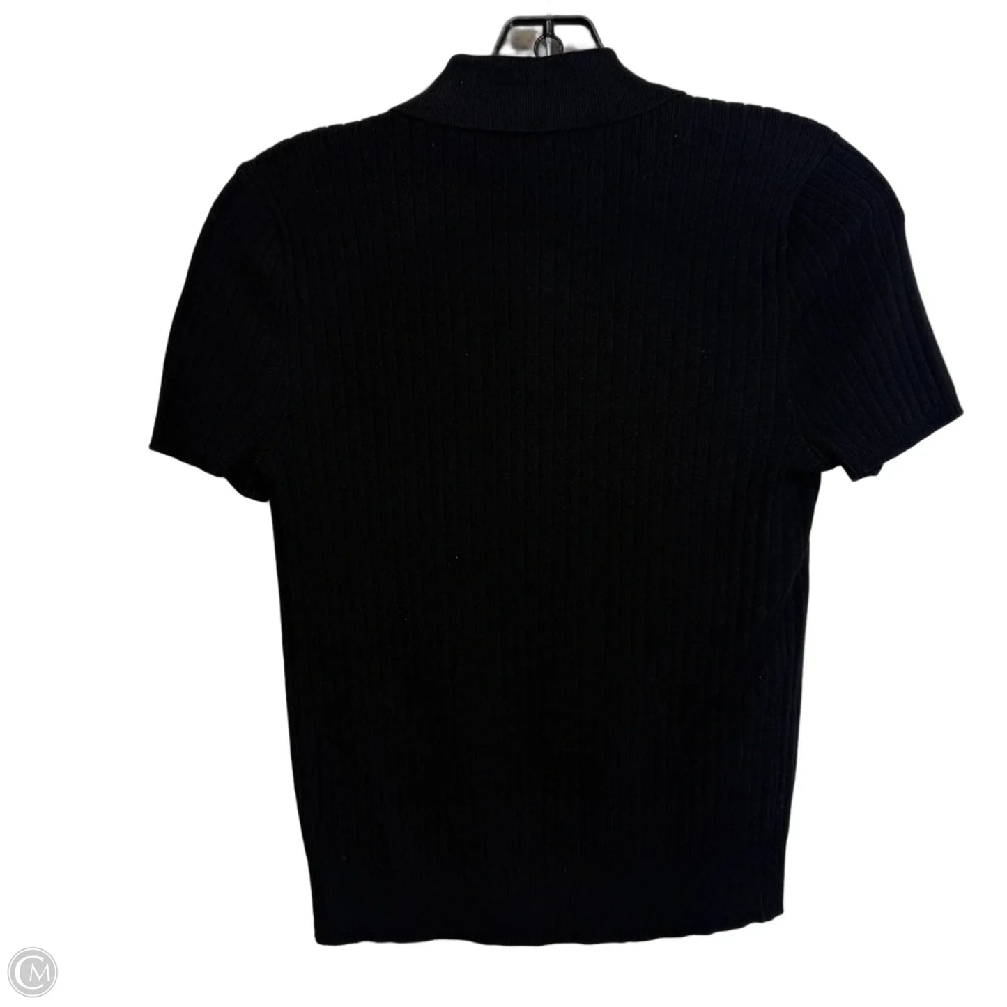 Top Short Sleeve By Marled In Black, Size: Xs