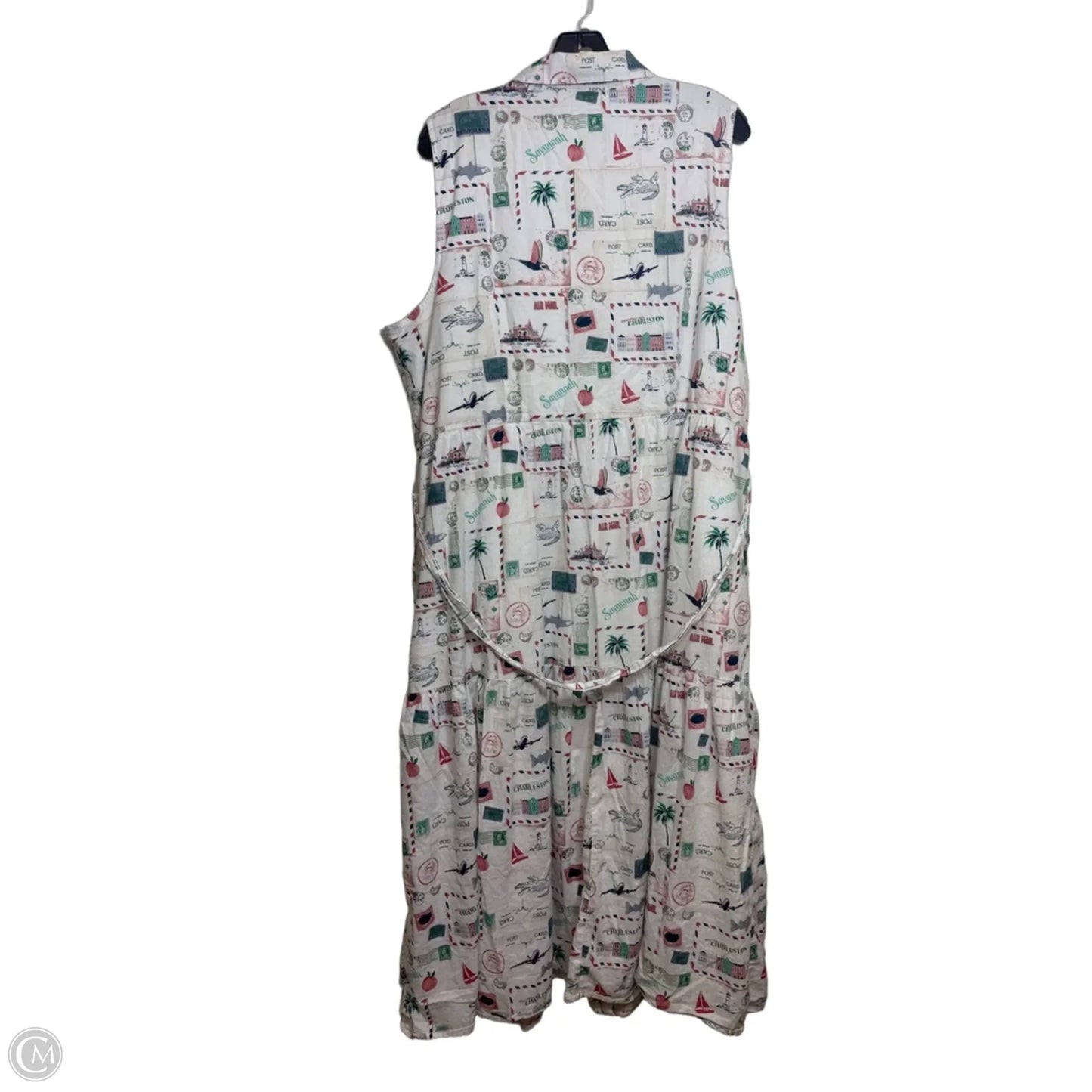 Dress Casual Midi By J. Crew In White, Size: 20