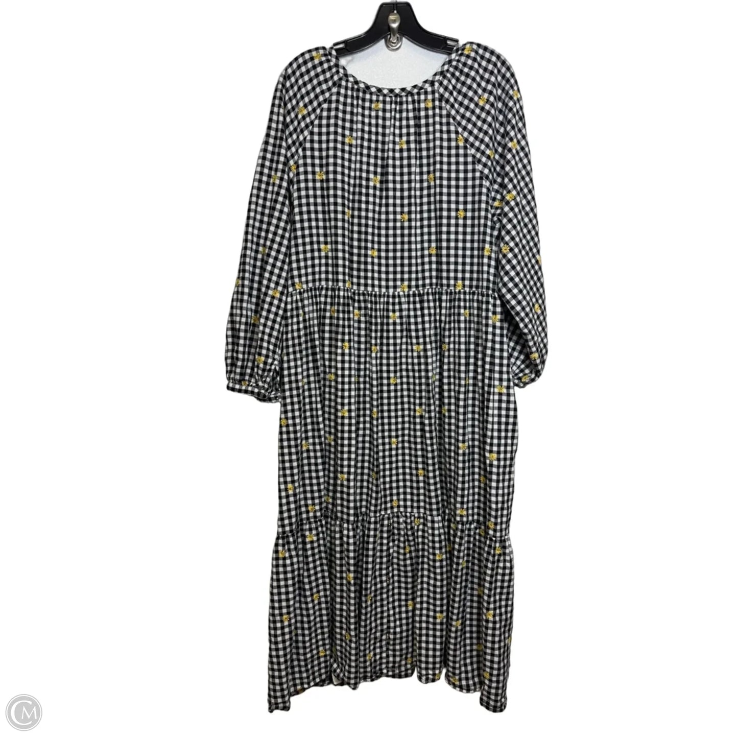 Dress Casual Midi By Old Navy In Checkered Pattern, Size: Xl