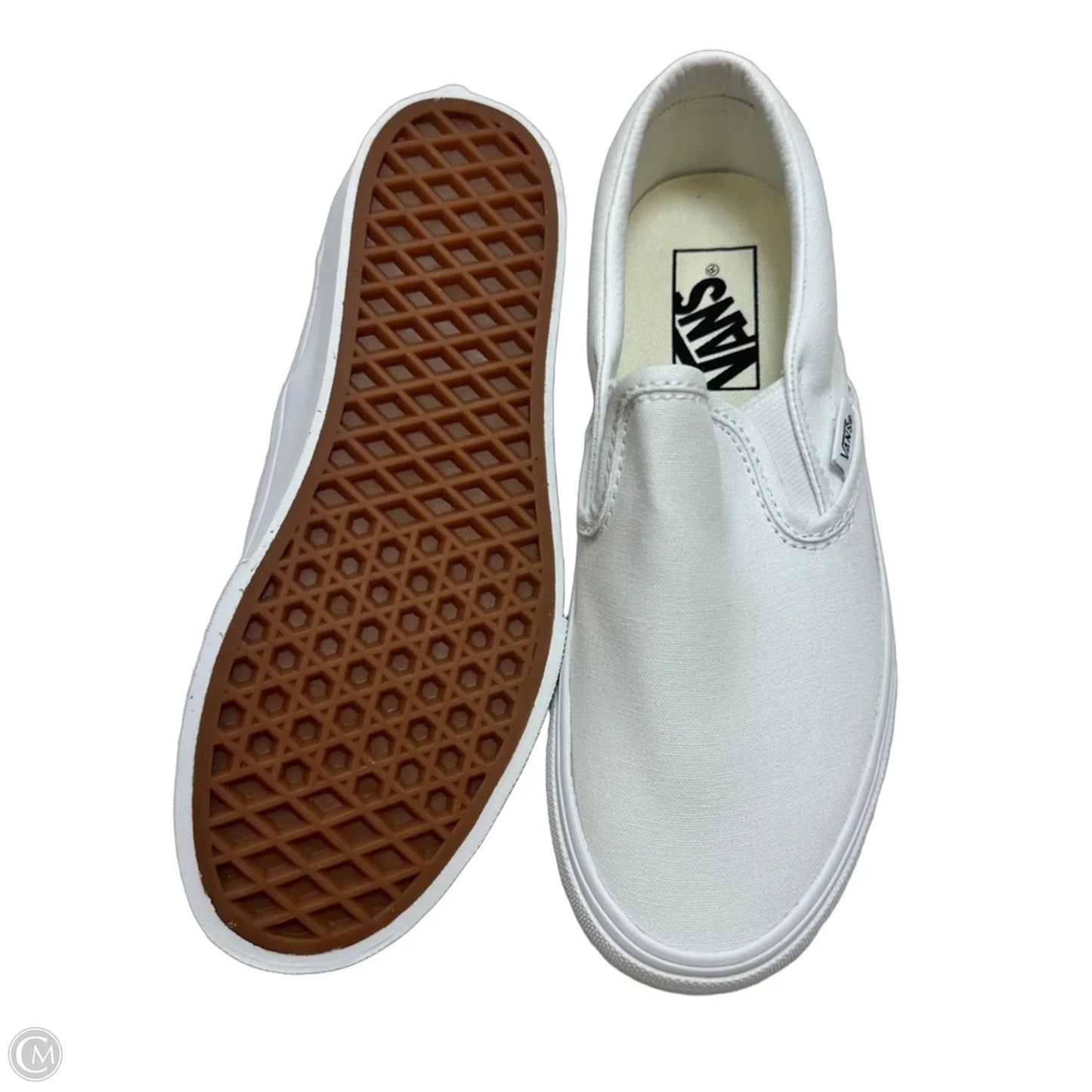 Shoes Sneakers By Vans In White, Size: 6