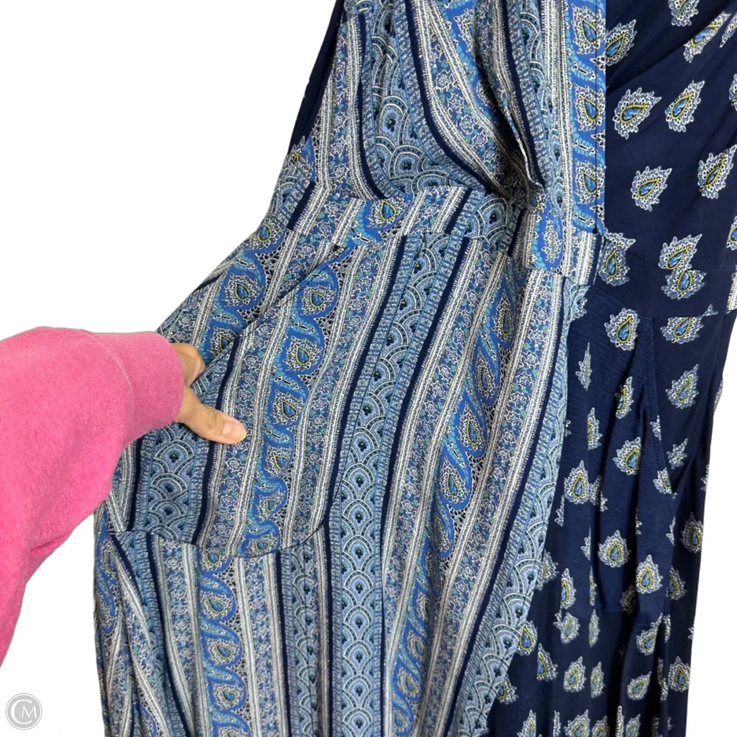 Dress Casual Midi By Maeve In Blue, Size: 8