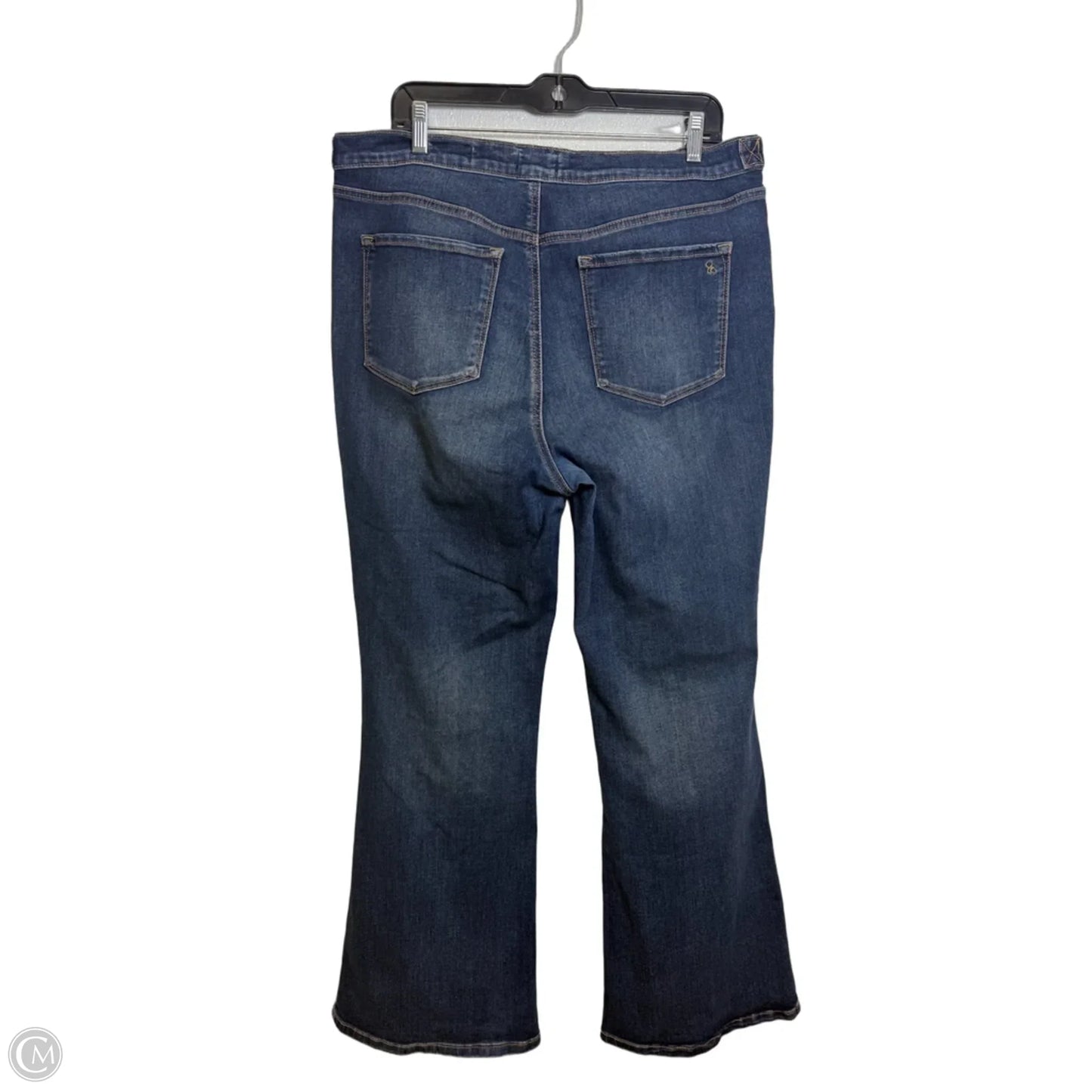 Jeans Flared By Jessica Simpson In Blue Denim, Size: 16