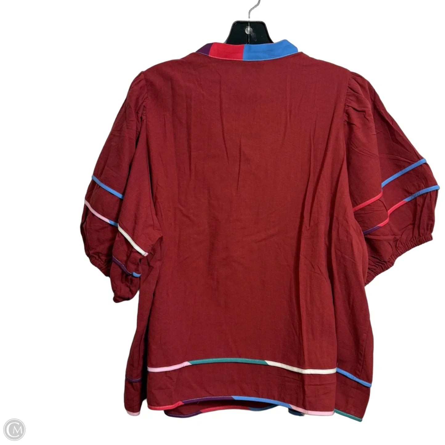 Top Short Sleeve By Clothes Mentor In Copper, Size: Xxl